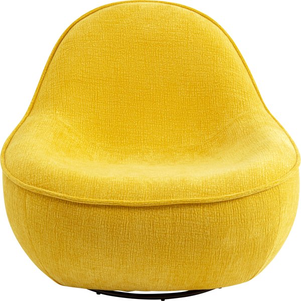 Drehsessel Ovo Gelb 99cm KARE Drehsessel Ovo Gelb