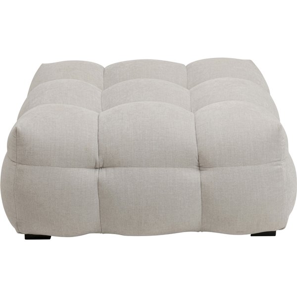 Hocker Salamanca Creme 95x95cm KARE Hocker Salamanca Creme