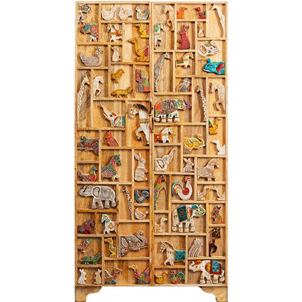 Schrank Zoo 81x163cm KARE Schrank Zoo