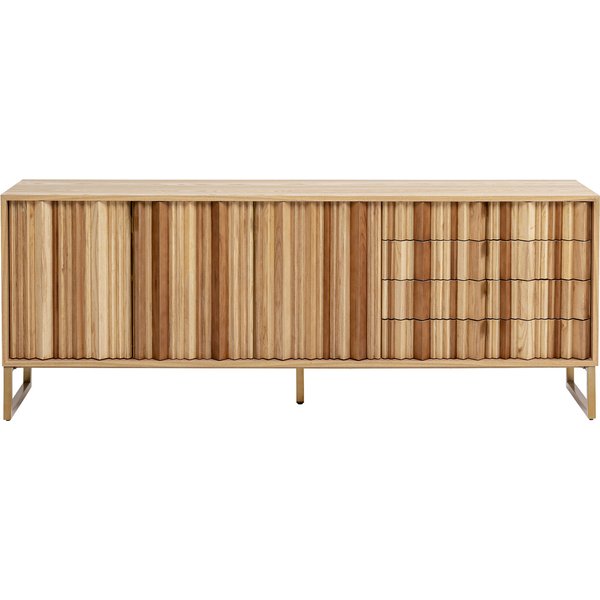 Sideboard Concertina Natur 186x74cm KARE Sideboard Concertina Natur