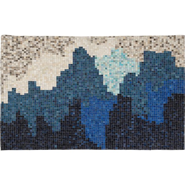 Teppich Stream Blau 170x240cm KARE Teppich Stream Blau