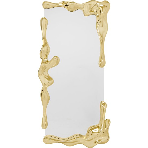 Wandspiegel Lava Gold 180x80cm KARE Wandspiegel Lava Gold