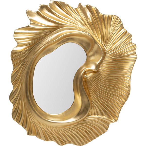 Wandspiegel Orecchio Gold 162x146cm KARE Wandspiegel Orecchio Gold