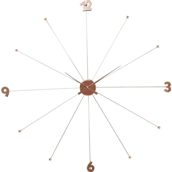 Wanduhr Like Umbrella Rosegold KARE Wanduhr Like Umbrella Rosegold