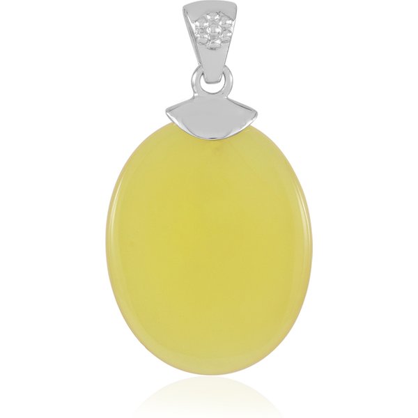 Gelber Chalzedon-SilberanhäNger (Monosono Collection)-image