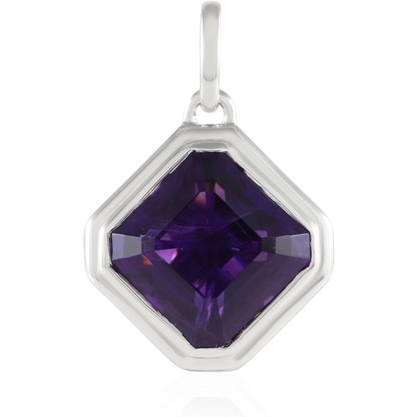 Sambia-Amethyst-SilberanhäNger (De Melo)-image