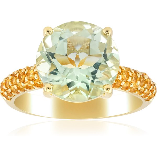 GrüNer Amethyst-Silberring (Adela Silber)-image