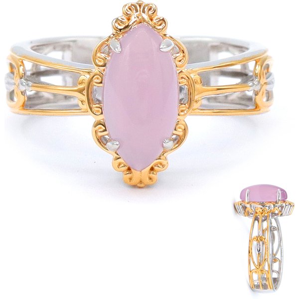 Lavendel-Chalzedon-Silberring (Gems en Vogue)-image