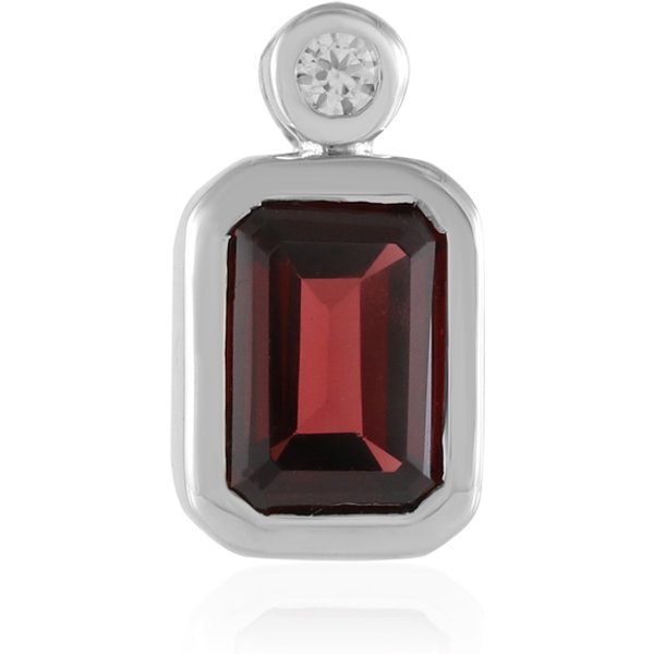 Mosambik-Granat-SilberanhäNger-image