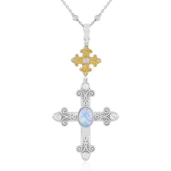 Welo-Opal-Silberhalskette (Dallas Prince Designs)-image