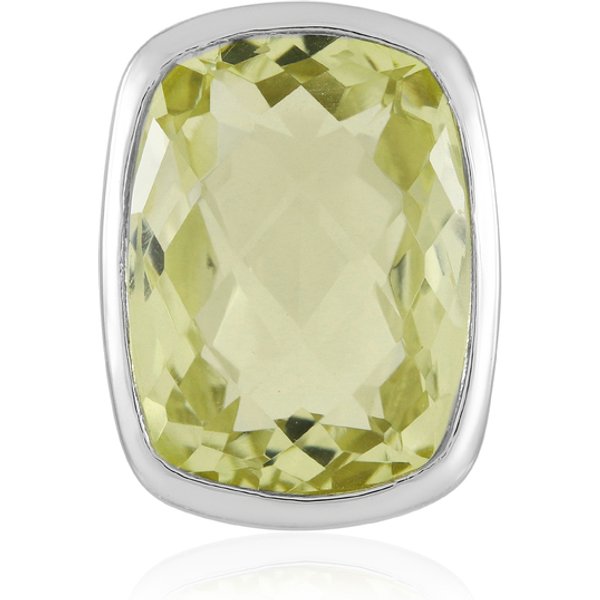 Limonen-Quarz-SilberanhäNger (Monosono Collection)-image