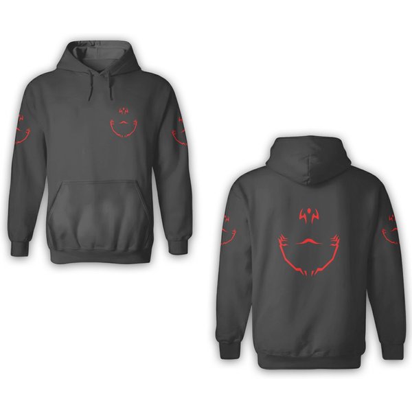 Sukuna Face Tattoo Design Red Color 3d Hoodies