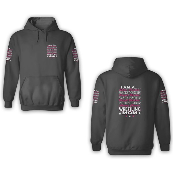 Cute I Am A Wrestling Mom Mama Shirt For Women 3D Hoodies-image