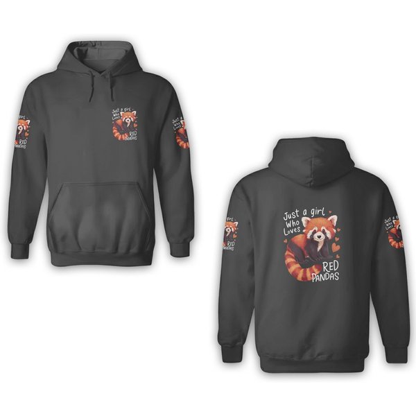 Just A Girl Who Loves Red Pandas 3d Hoodies