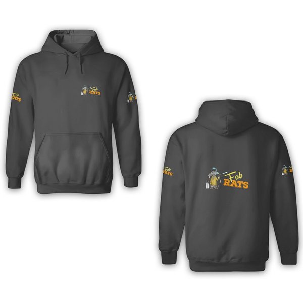 Fab Rats Original Welder Rat Logo Essential 3D Hoodies-image