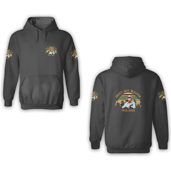 Vintagess Jerry Jeff Walker 1942 2020 Music Gift 3d Hoodies