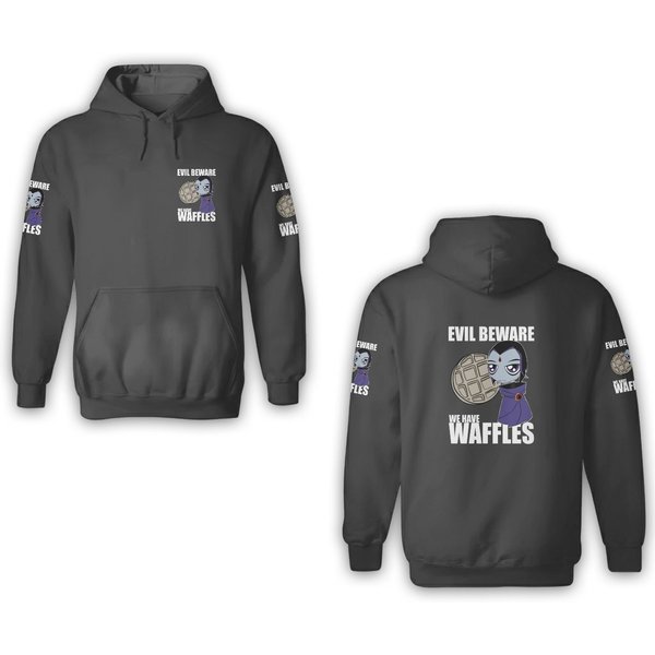 Teen Titans Raven Evil Beware We Have Waffles 3d Hoodies