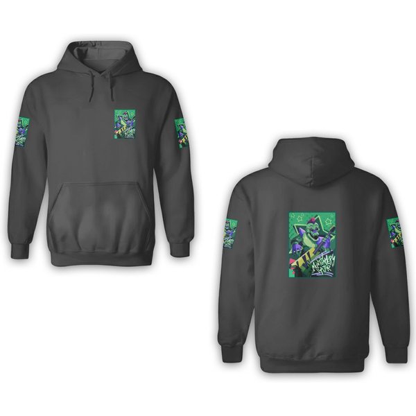 Fnaf Monty Montgomery Gator Five Nights Security 3D Hoodies-image