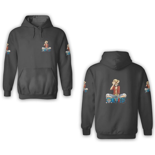 Straw Hat Crew One Piece Anime Luffy 3D Hoodie-image