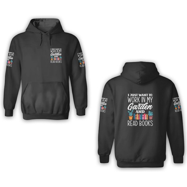 Garden Books 3d Hoodies