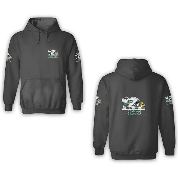 Jets Snoopy 3d Hoodies