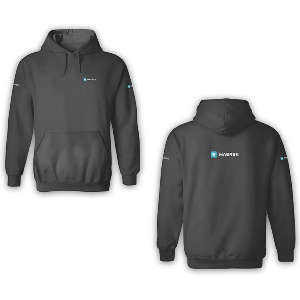 Maersk Transport, Logistics And Energy Logo T 3D Hoodies-image