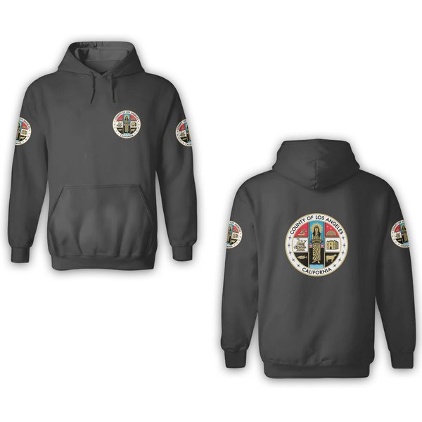 County Of Los Angeles California 3d Hoodies