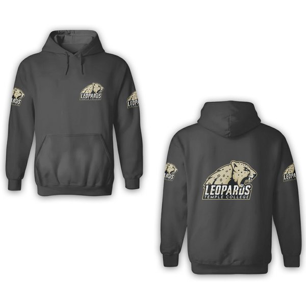 Temple College Leopards Logo Art 3D Hoodies-image