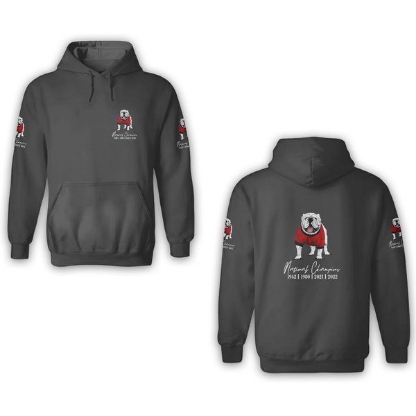 Uga National Championship Georgia 2023 Cute Bulldogs 3D Hoodies-image