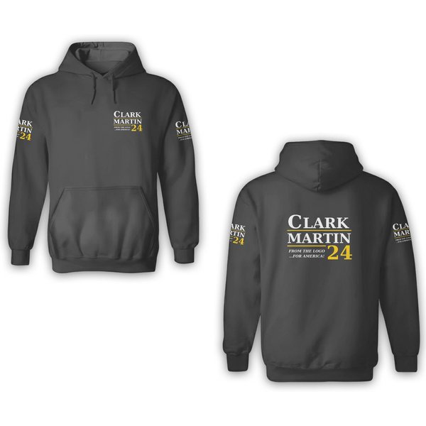 Caitlin Clark And Kate Martin 2024 From The Logo For America 3D Hoodies-image