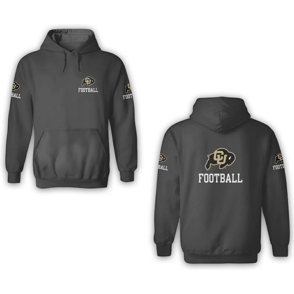 Colorado Buffaloes Football Icon Logo Officially Licensed Sweat 3D Hoodies-image
