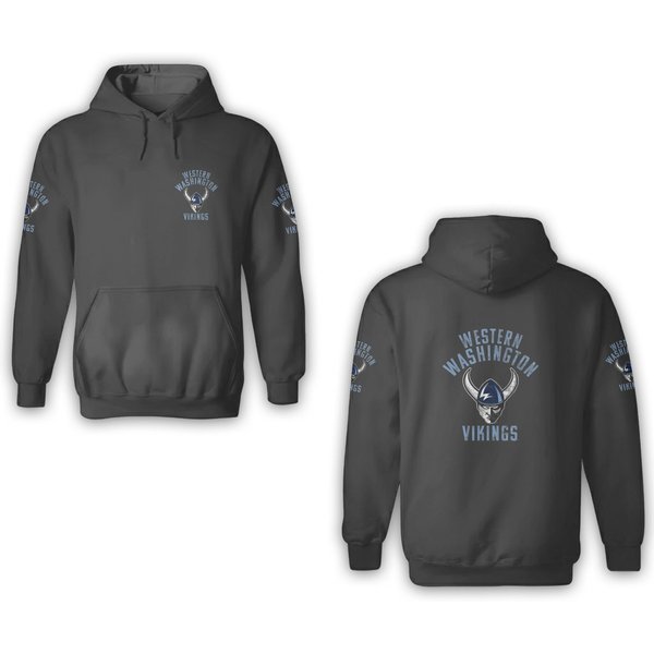 Western Washington University Vikings Large 3D Hoodies-image