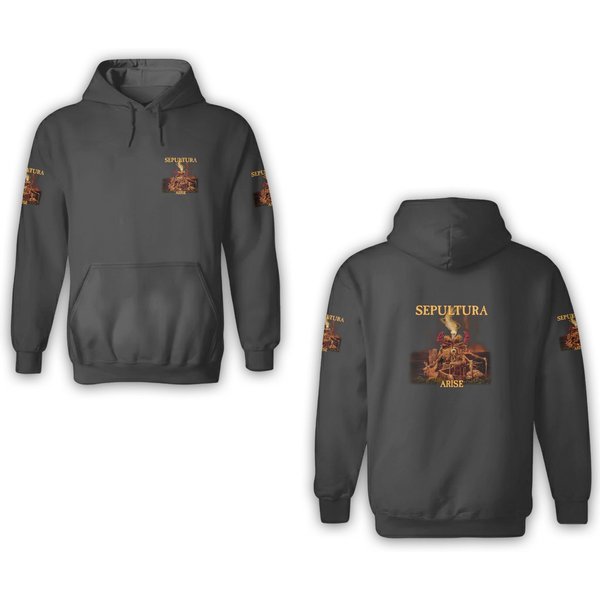 Sepultura Arise 3D Hoodies Black 3D Hoodies-image