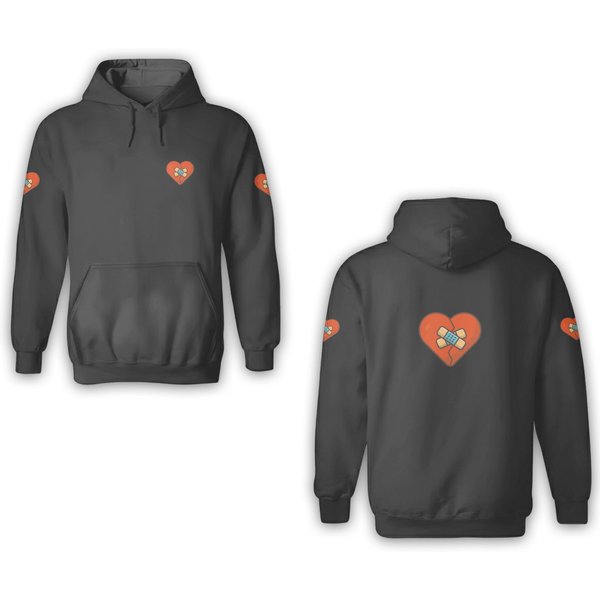 Broken Heart 3D Hoodies-image
