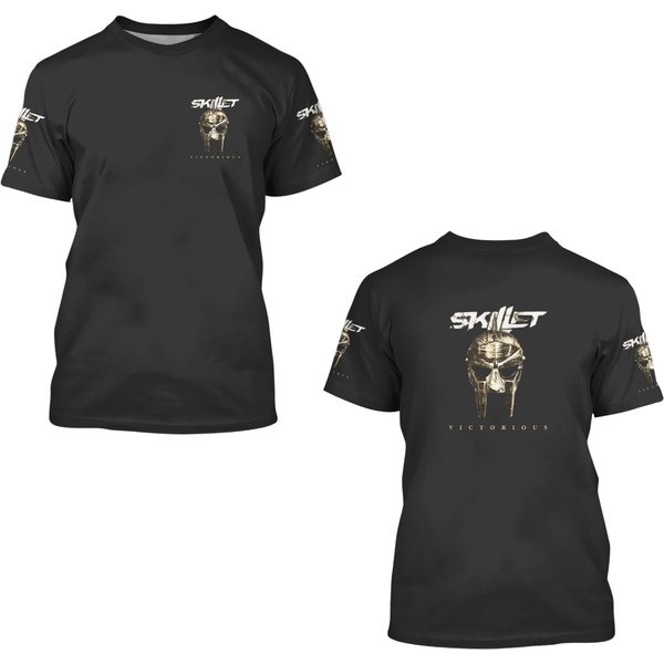 Skillet - Victorious - Christian Hard Rock Band Concert Tour 3D T Shirts-image