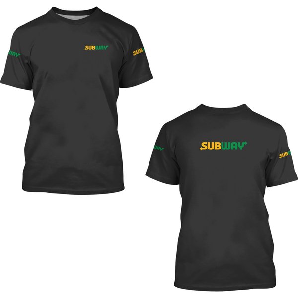 Subway Logo 3D T Shirts-image