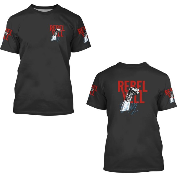 Billy Idol 3D T Shirts, Billy Idol Rebel Yell 3D T Shirts-image