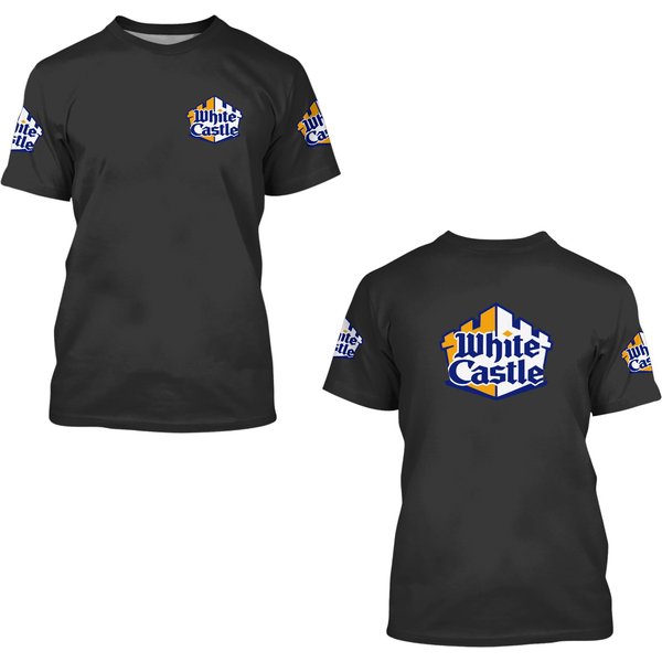 White-Castle Restaurant 3D T Shirts-image