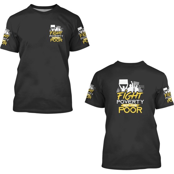 Fight Poverty Not The Poor Peoples Campaign Protes 3D T Shirts-image