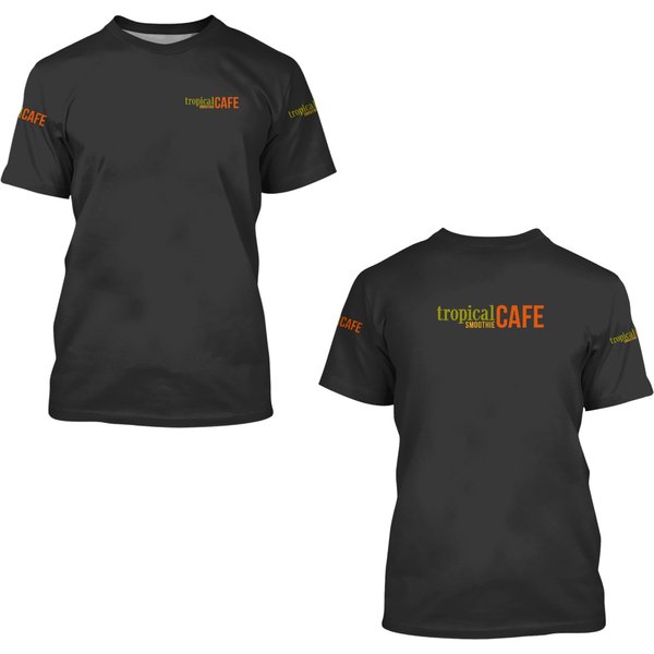 Tropical Smoothie Caffee Logo Restaurant 3D T Shirts-image