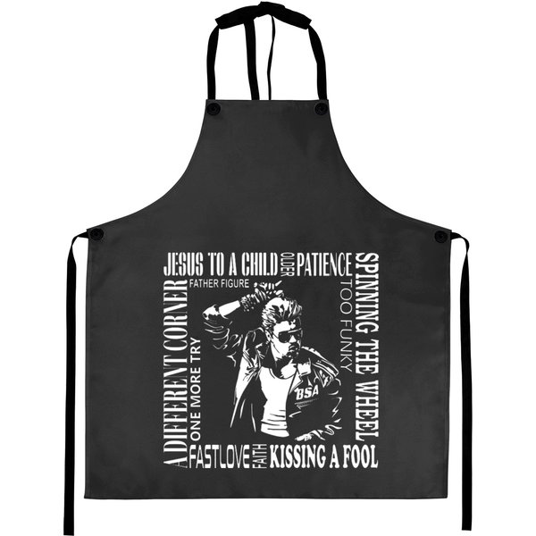 George Michael Vintage Julien Poster Poster Aprons