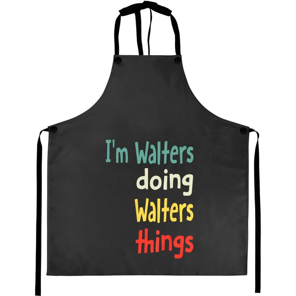 Walters Name Cute Personalized Gift Aprons-image