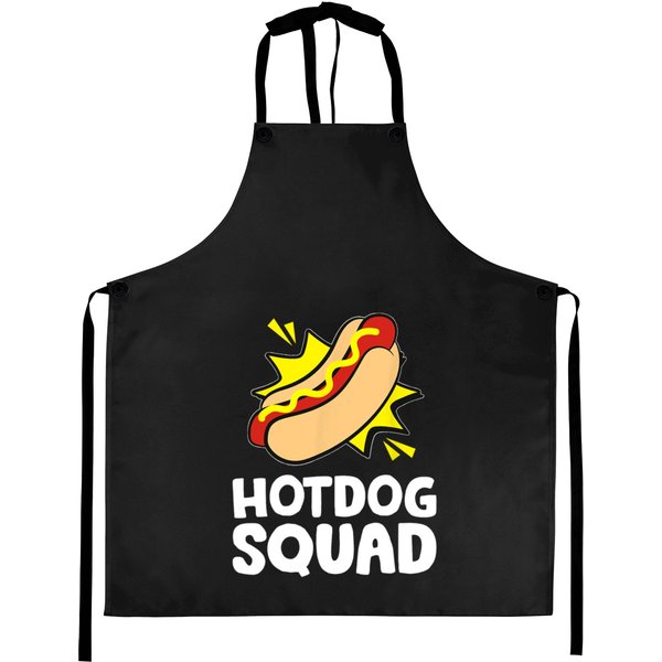 Hotdog Squad Funny Hot Dog Aprons-image
