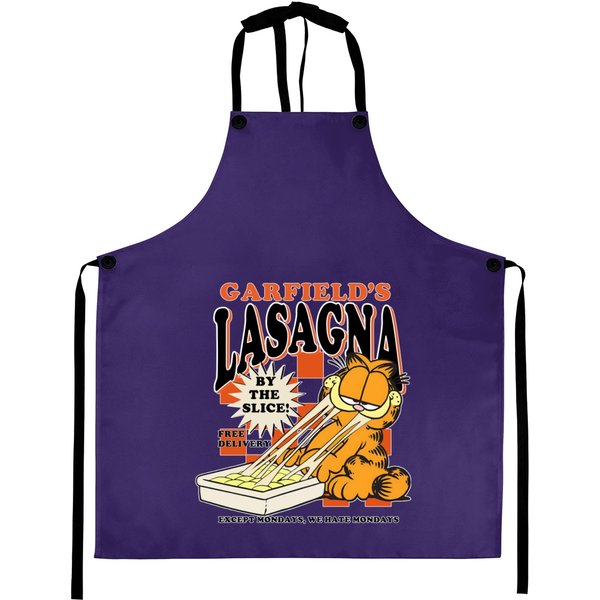 Garfield Lasagna Aprons -Funny Aprons, Graphic Aprons, Cute Graphic Aprons-image
