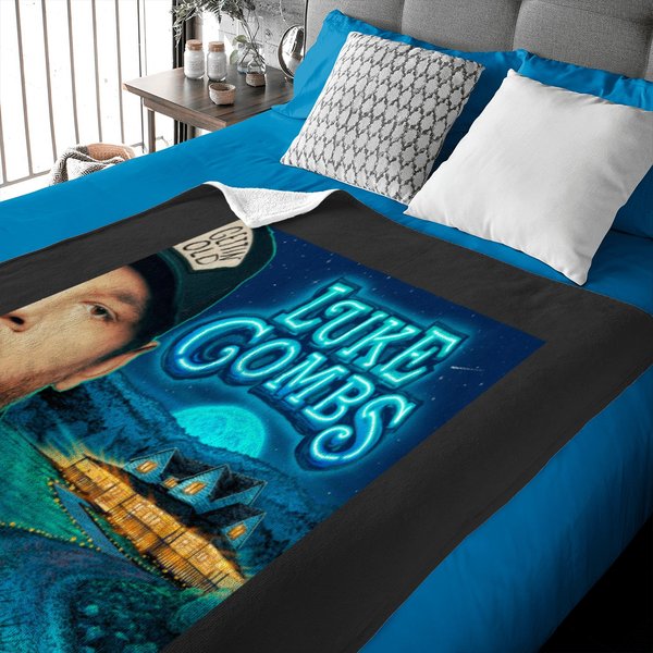 Luke Gettin Combs Old Aesthetic Baby Blankets-image