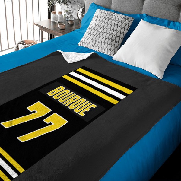 The Captain Ray Bourque Baby Blankets-image