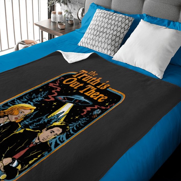 The Truth Is Out There X Files Funny Classic Baby Blankets-image