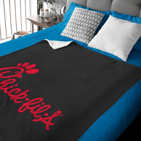 Chick-Fil-A Restaurant Baby Blankets-image