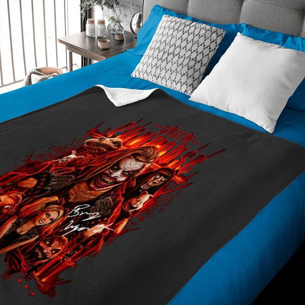 Bray Wyatt R.I.P Vintage Baby Blankets-image