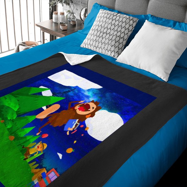 Sneaky Sasquatch Baby Blankets